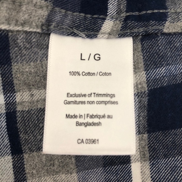 Plaid button down cotton shirt - Picture 5 of 5